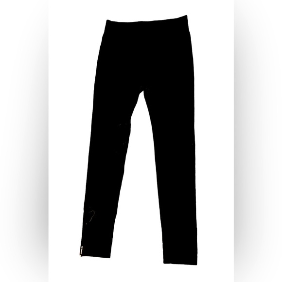 Nautica Pants - S/M stretchy, black Nautica leggings, with warm fuzzy lining!